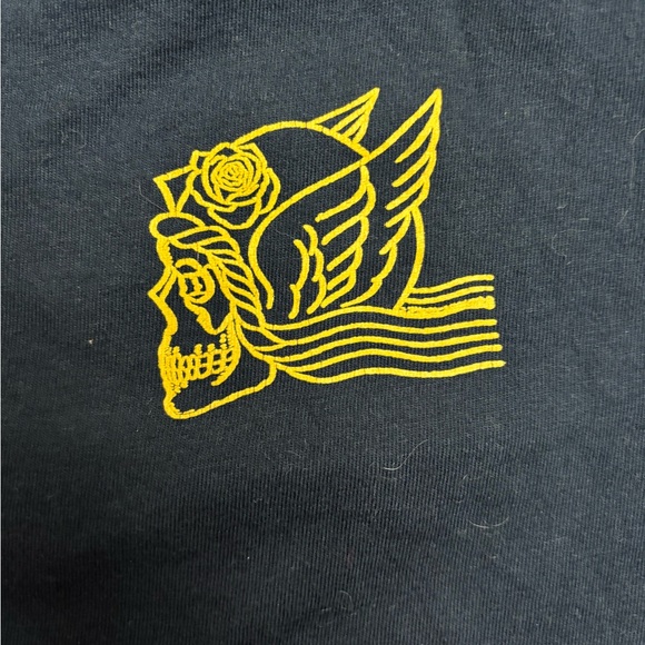 Obey midnight angels black t shirt medium sport bike gang - Picture 3 of 5